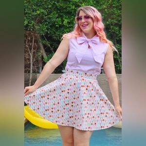 Retrolicious Sweet Treat Skater Skirt XL